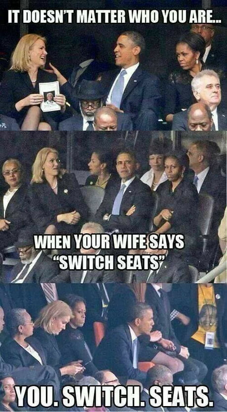Switch seats b*tch