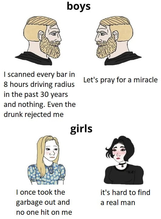 The blonde looks like Quagmire's dad