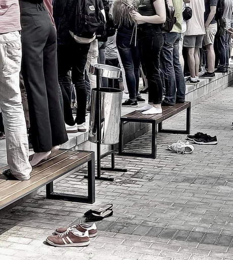 This is how people treat public infrastructure during the protest in Belarus