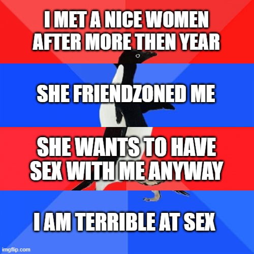 We haven't slept together yet