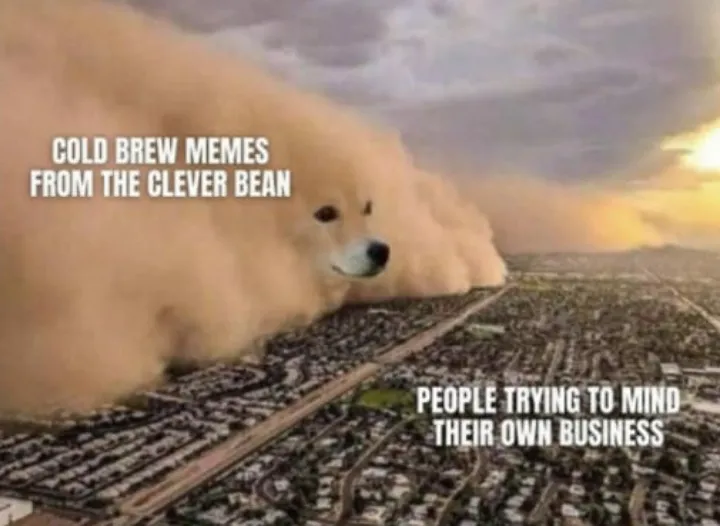 We started now we can't stop