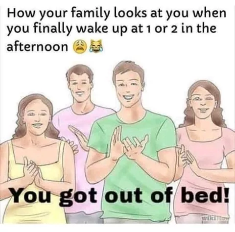 When you wake up late