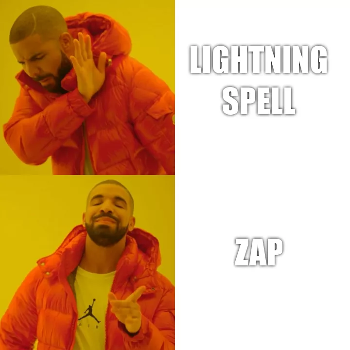 Zap lover op
